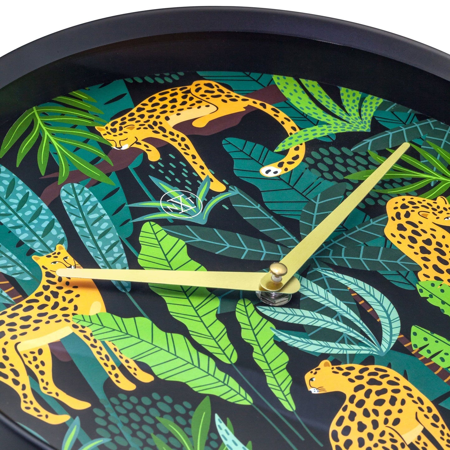 Wandklok 30 cm Kunststof – Urban Jungle Design