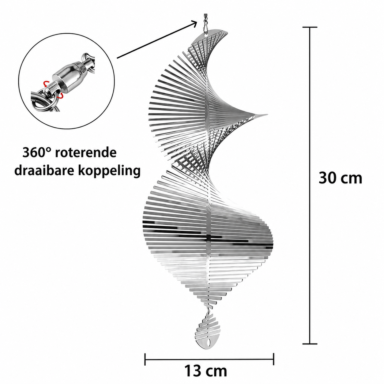 Roterende Tuinwindspinner