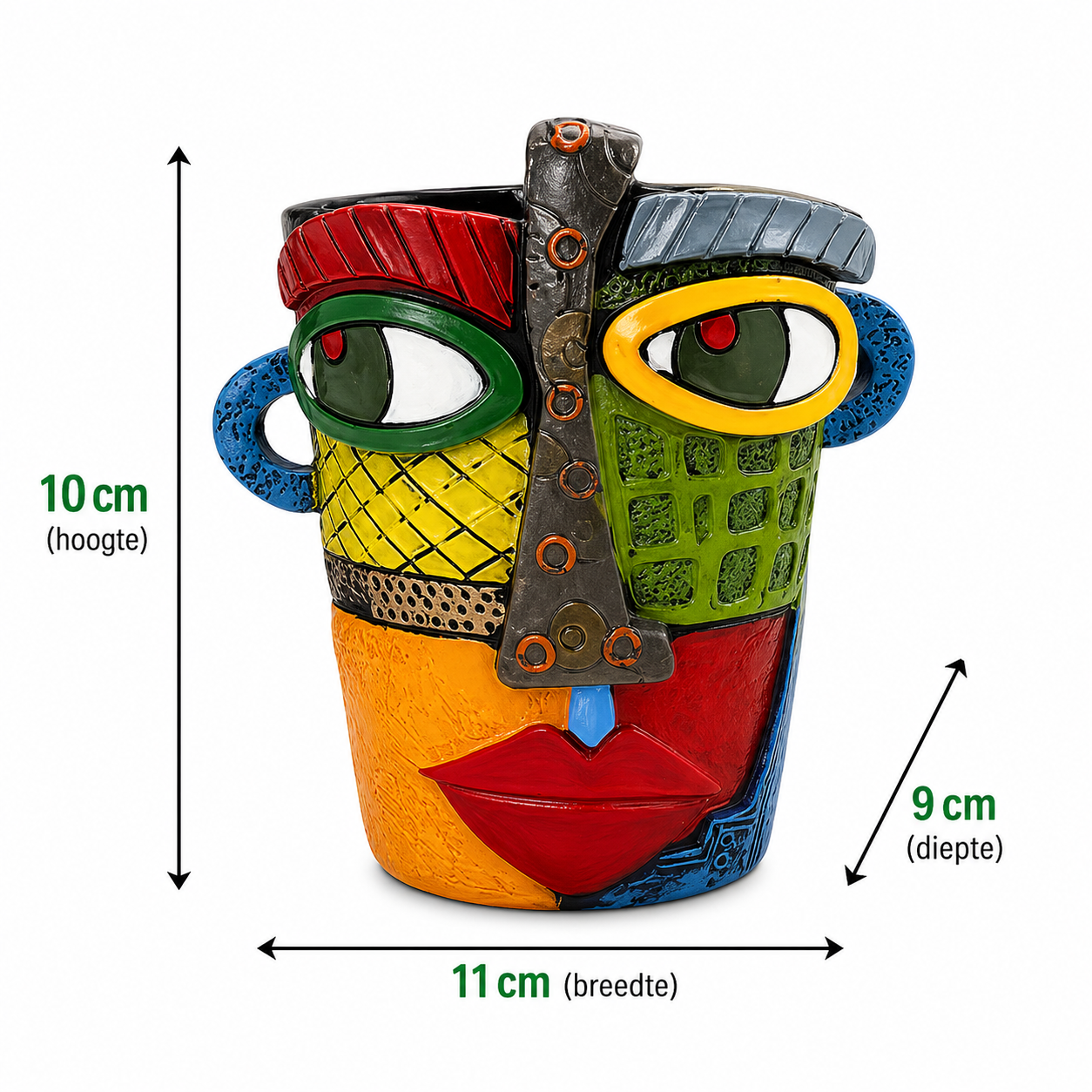 Artistieke Bloempot Picasso – Bloempot Design Woondecoratie Plantenbak
