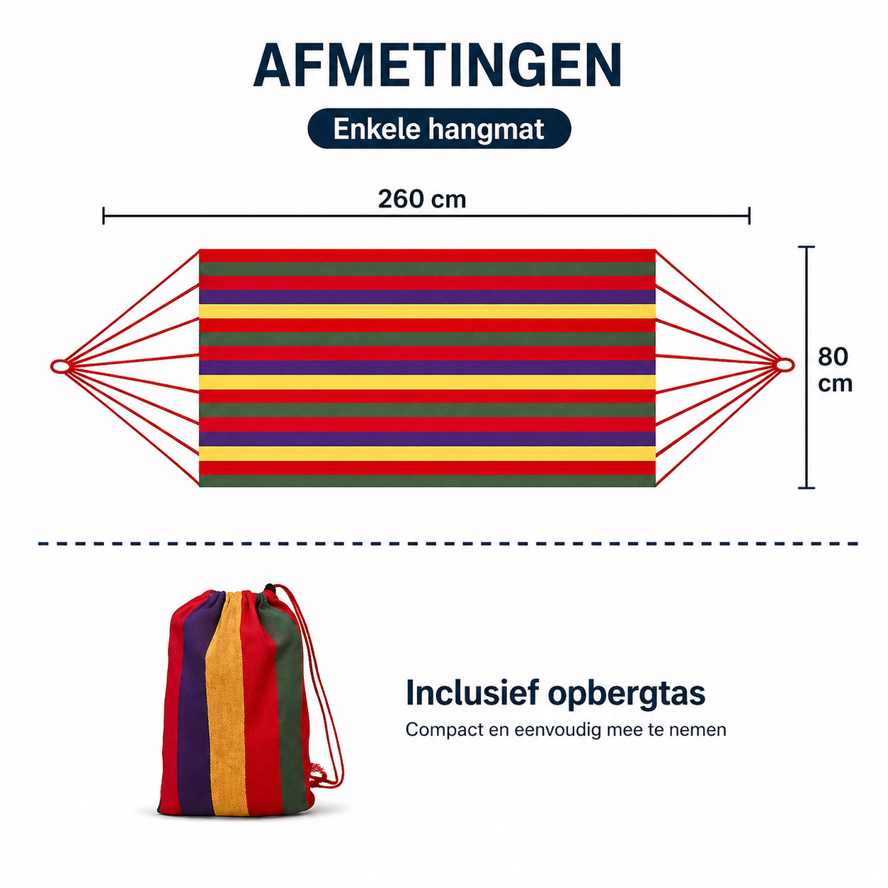 Hangende Canvas Stoel