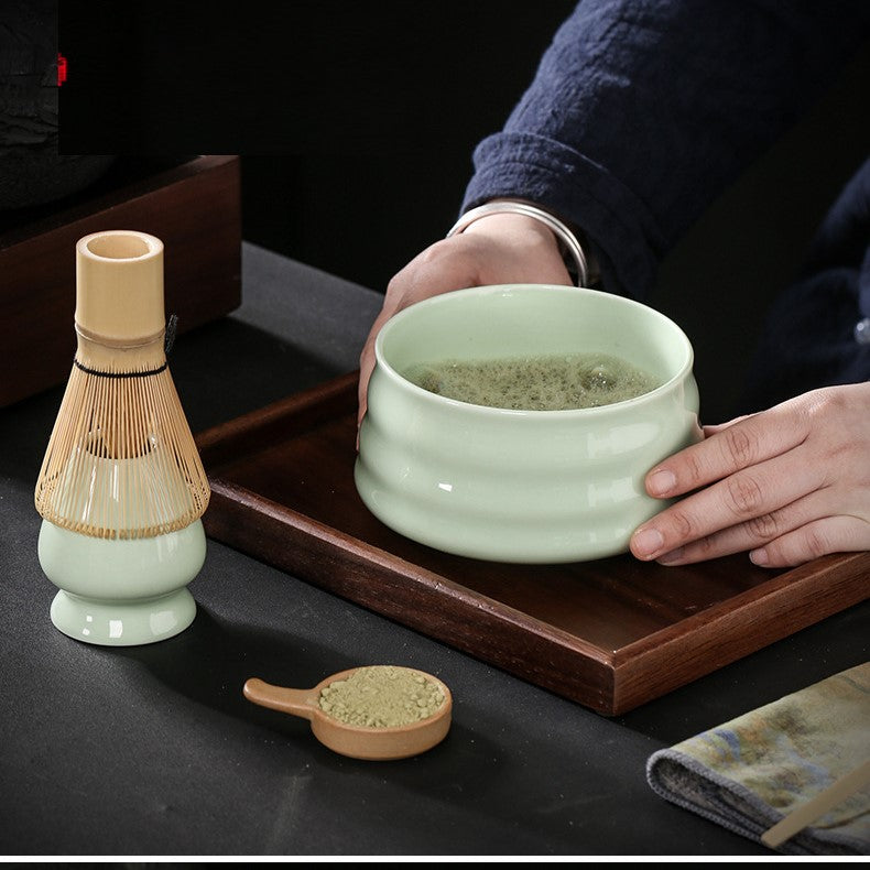 Matcha Set Bamboe Klopper Theeset Accessoires