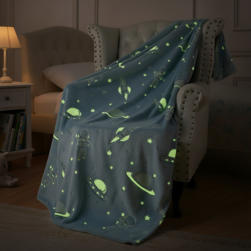 Glow in the Dark Kinderdeken.