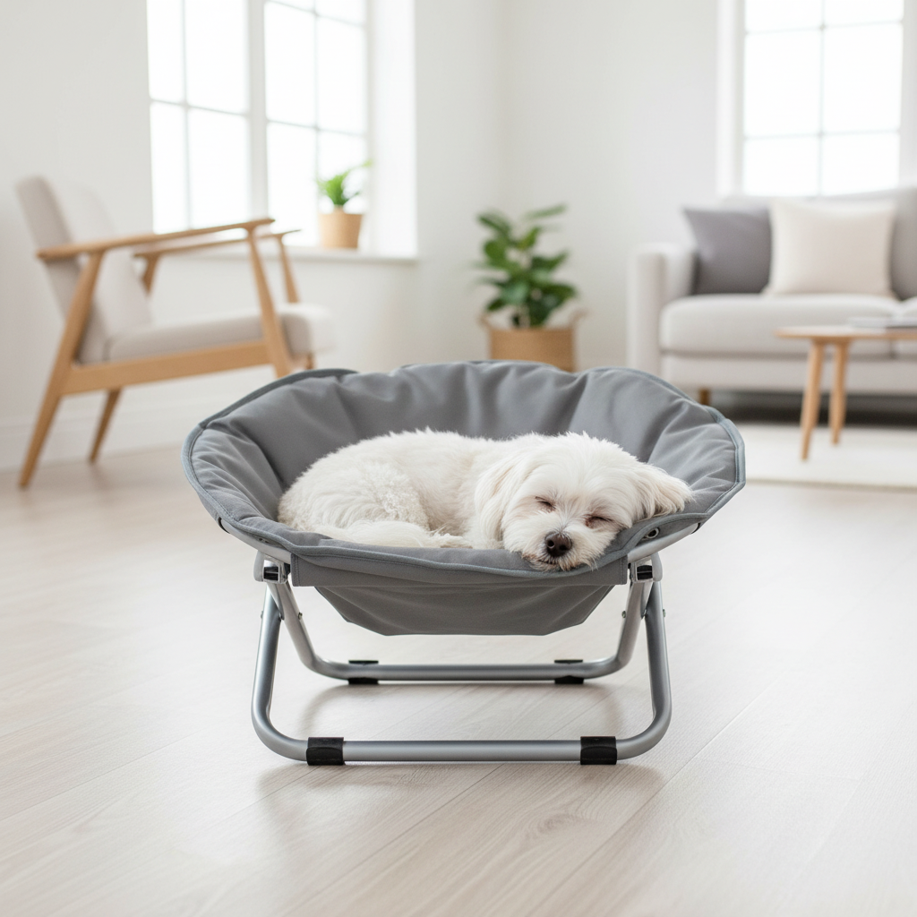 Opvouwbare Verhoogde Hondenmand – Hondenbed Kattenbed Verstelbaar