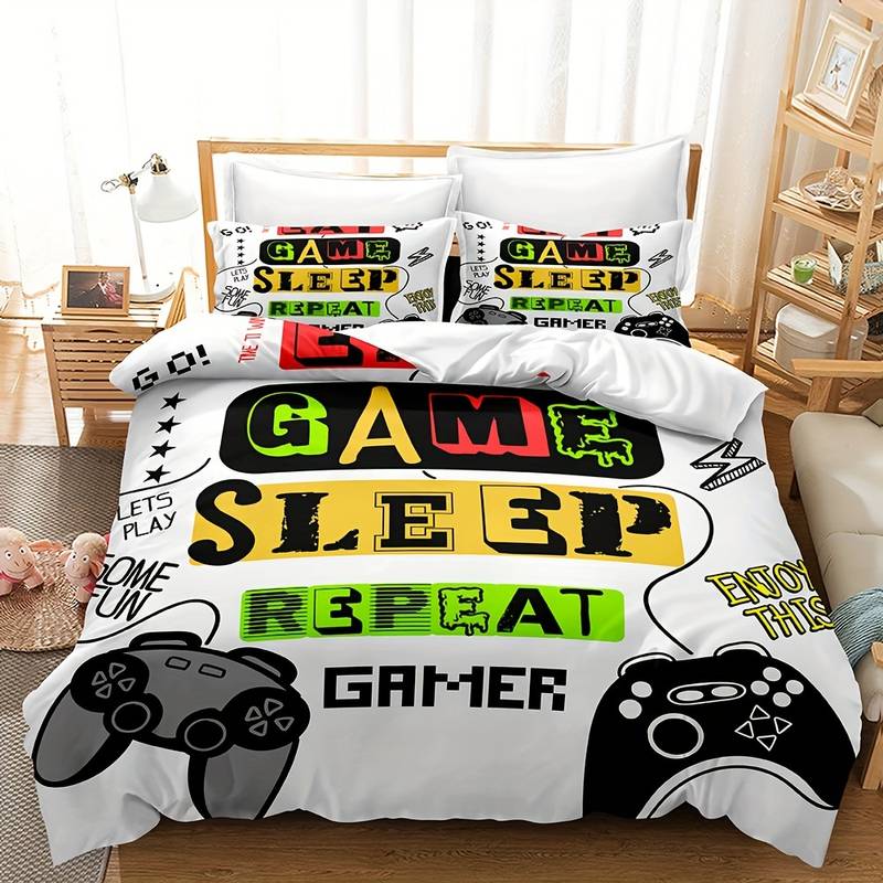 GamerGlow - Kinderdekbedovertrek Beddengoed Set