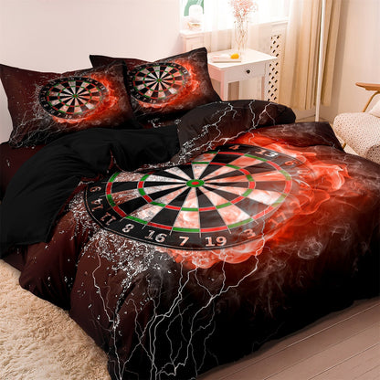 DartDreams - Dekbedovertrek Darts on Fire voor kinderen en tieners