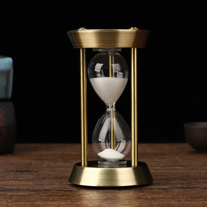 Zandloper Metaal 3 5 10 Minuten Timer Pendel Decoratie Bureau Ornament