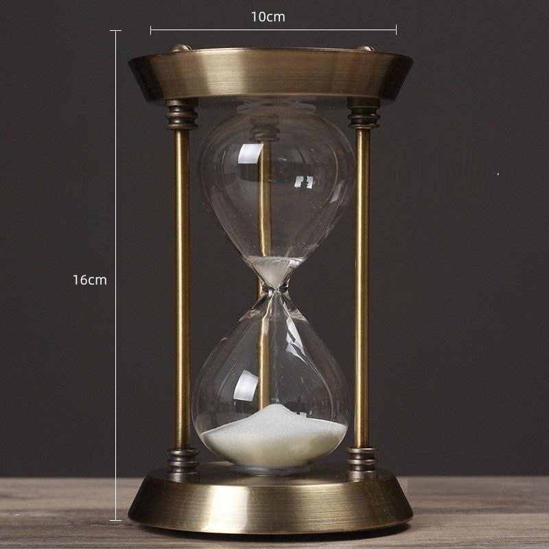 Zandloper Metaal 3 5 10 Minuten Timer Pendel Decoratie Bureau Ornament