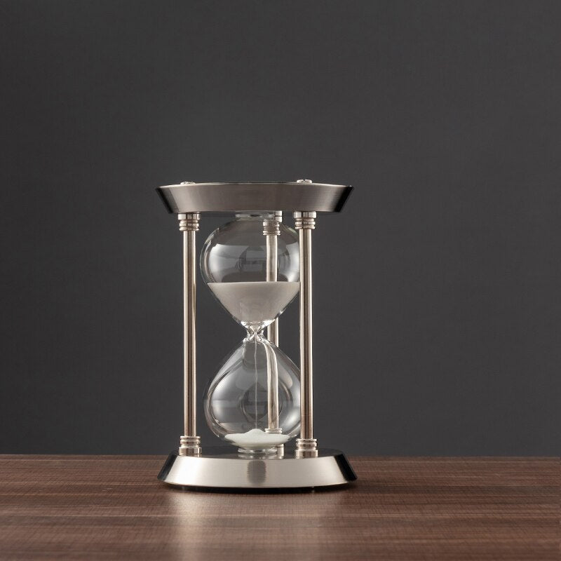 Zandloper Metaal 3 5 10 Minuten Timer Pendel Decoratie Bureau Ornament