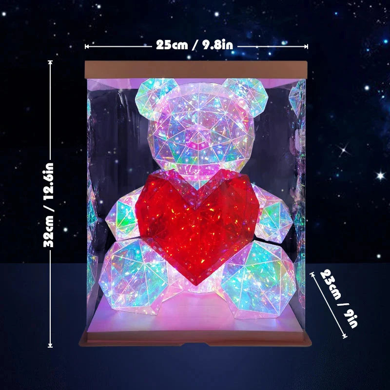 Rozen Beer LED Teddy Beer 30cm