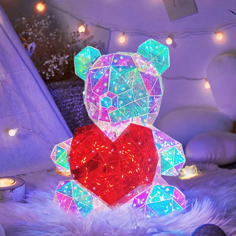 Rozen Beer LED Teddy Beer 30cm