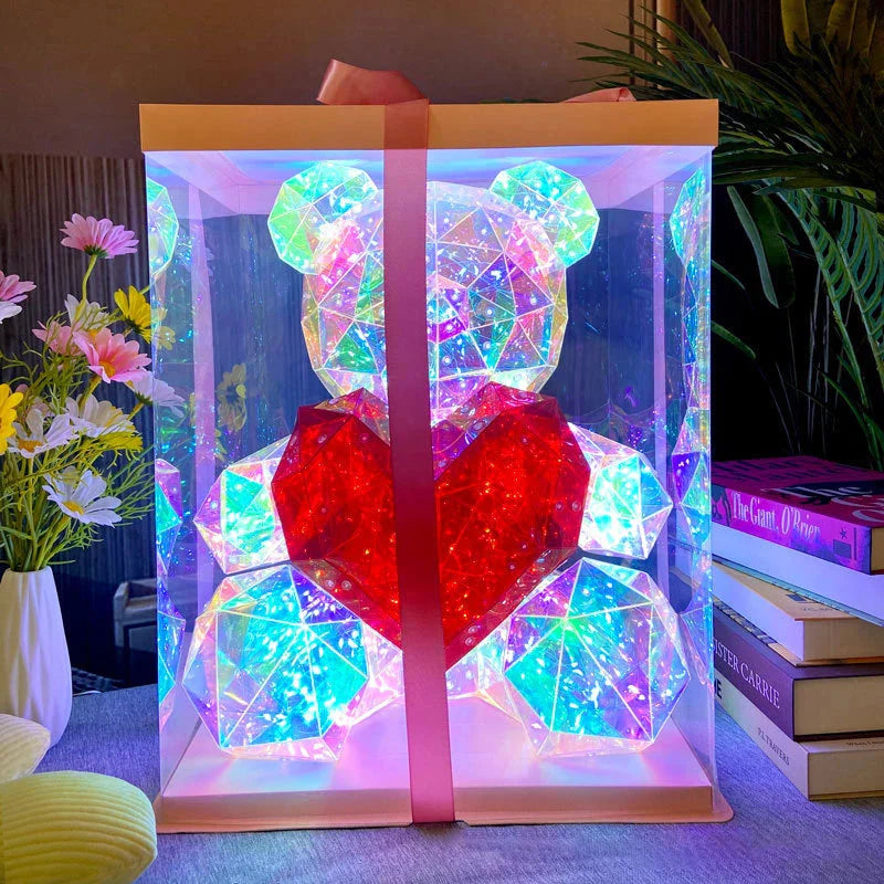 Rozen Beer LED Teddy Beer 30cm