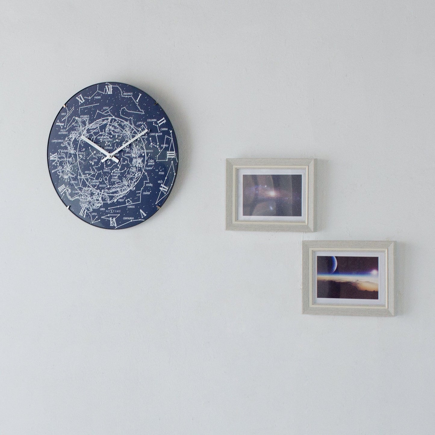 Wandklok 35 cm Glow in the Dark