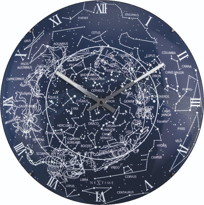 Wandklok 35 cm Glow in the Dark