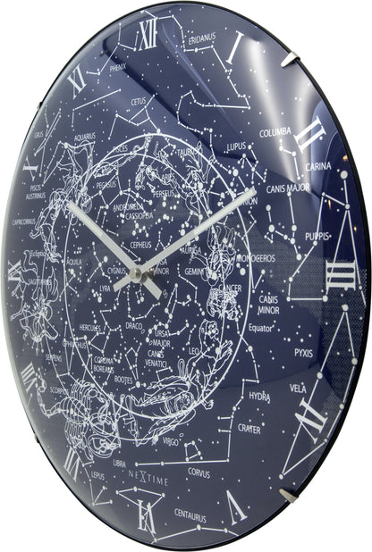 Wandklok 35 cm Glow in the Dark