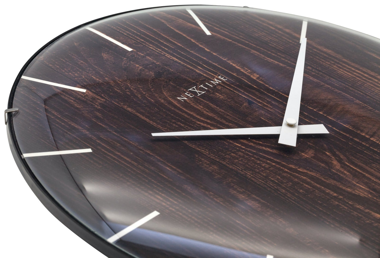 Wandklok 35 cm - Houtlook - Modern Design