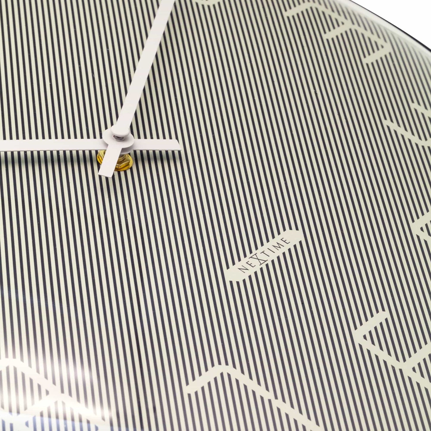 Stille Wandklok 35 cm Glas – Bol Glas Design – Shade