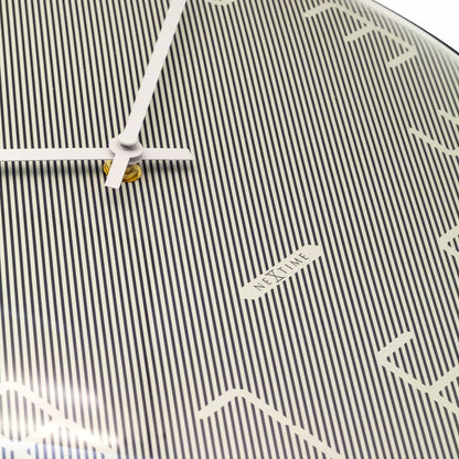 Stille Wandklok 35 cm Glas – Bol Glas Design – Shade