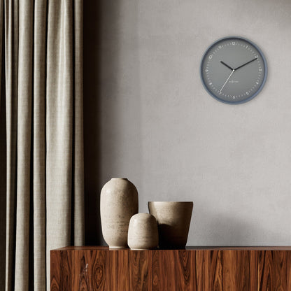 Stille Wandklok 30 cm Aluminium – Design Klok
