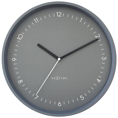 Stille Wandklok 30 cm Aluminium – Design Klok