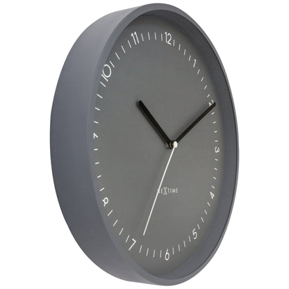 Stille Wandklok 30 cm Aluminium – Design Klok
