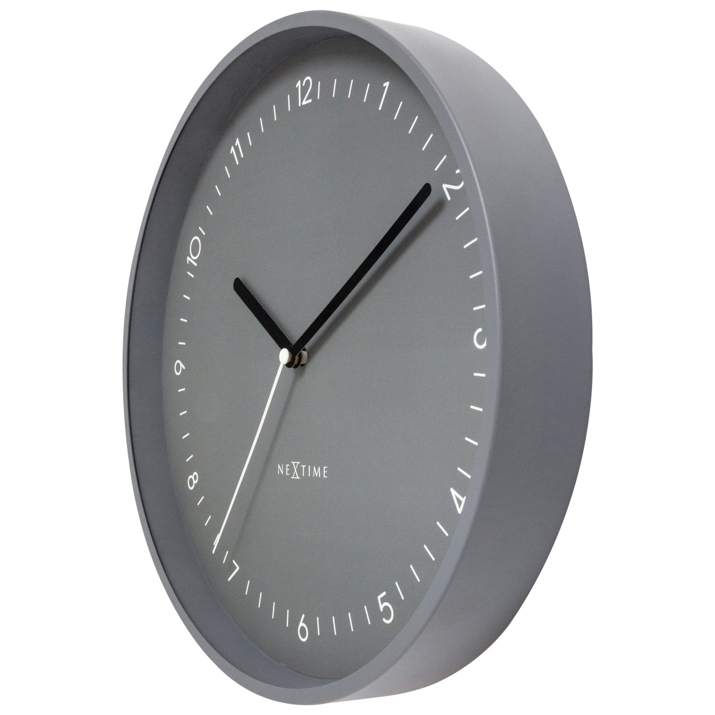 Stille Wandklok 30 cm Aluminium – Design Klok