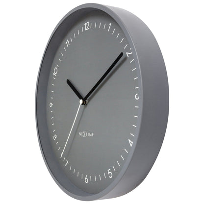 Stille Wandklok 30 cm Aluminium – Design Klok