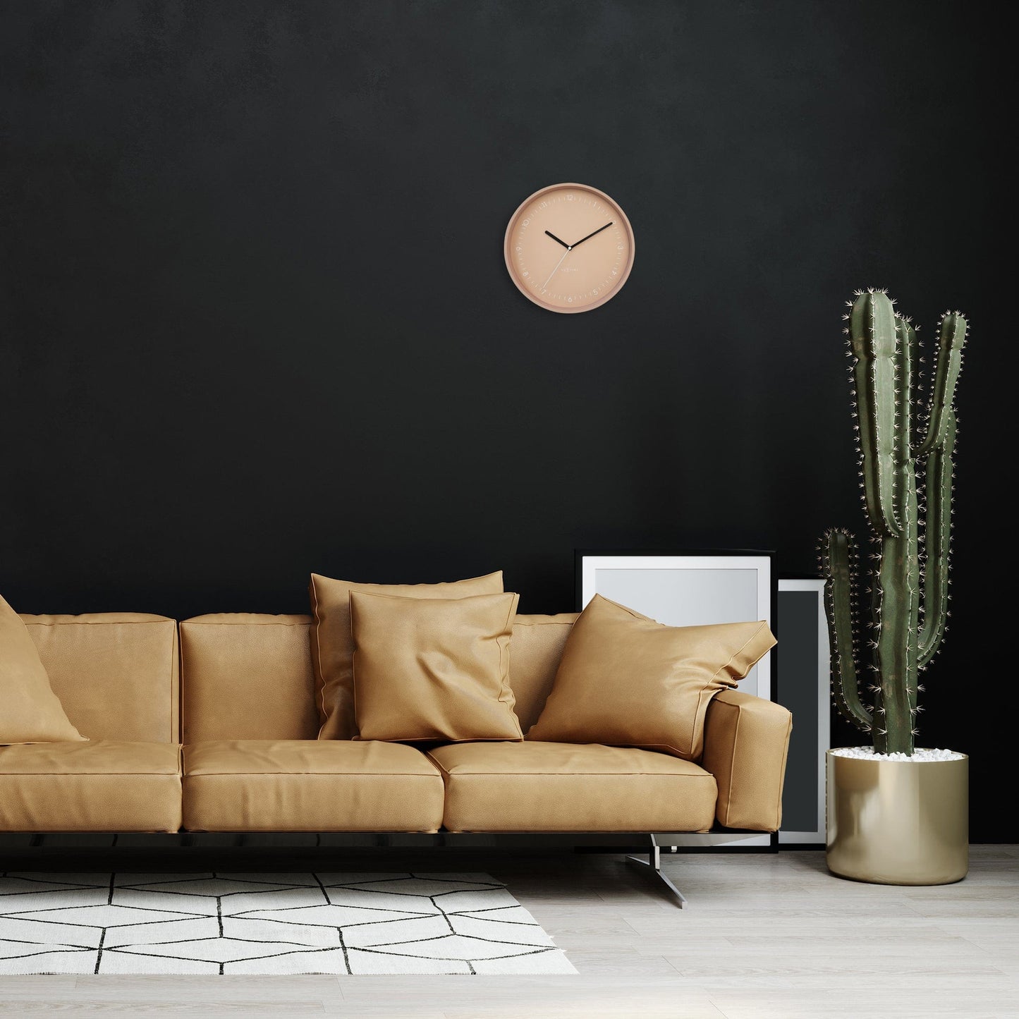 Stille Wandklok 30 cm Aluminium – Design Klok