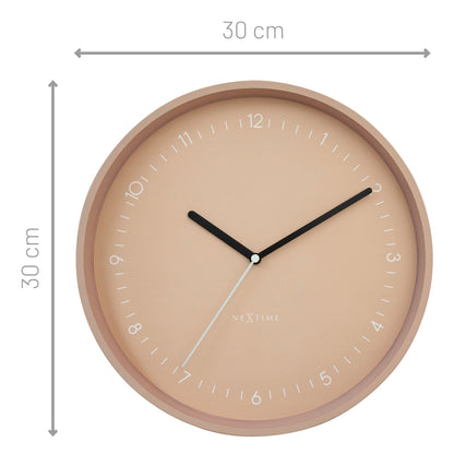 Stille Wandklok 30 cm Aluminium – Design Klok