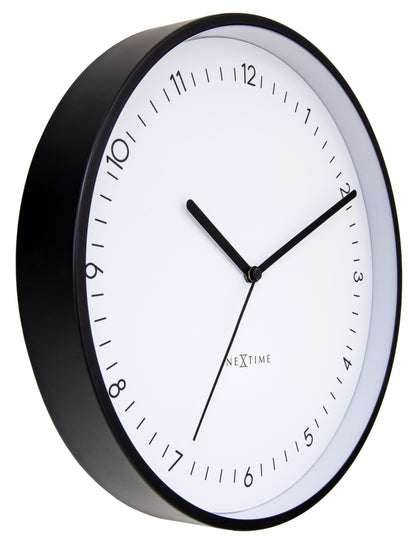 Stille Wandklok 30 cm Aluminium – Design Klok