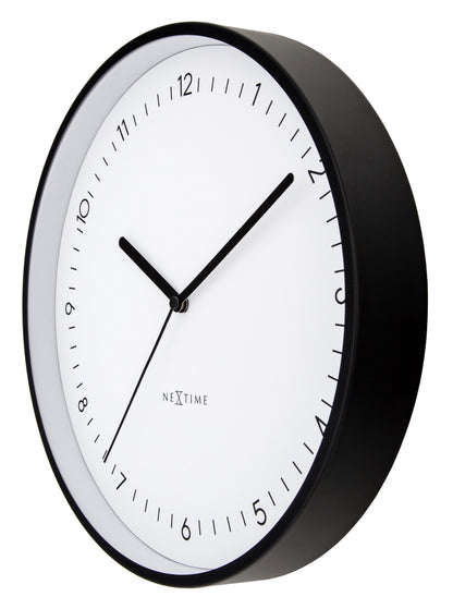Stille Wandklok 30 cm Aluminium – Design Klok