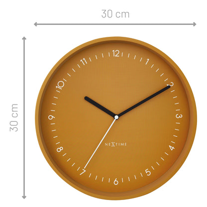 Stille Wandklok 30 cm Aluminium – Design Klok
