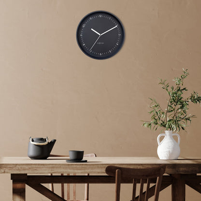 Stille Wandklok 30 cm Aluminium – Design Klok