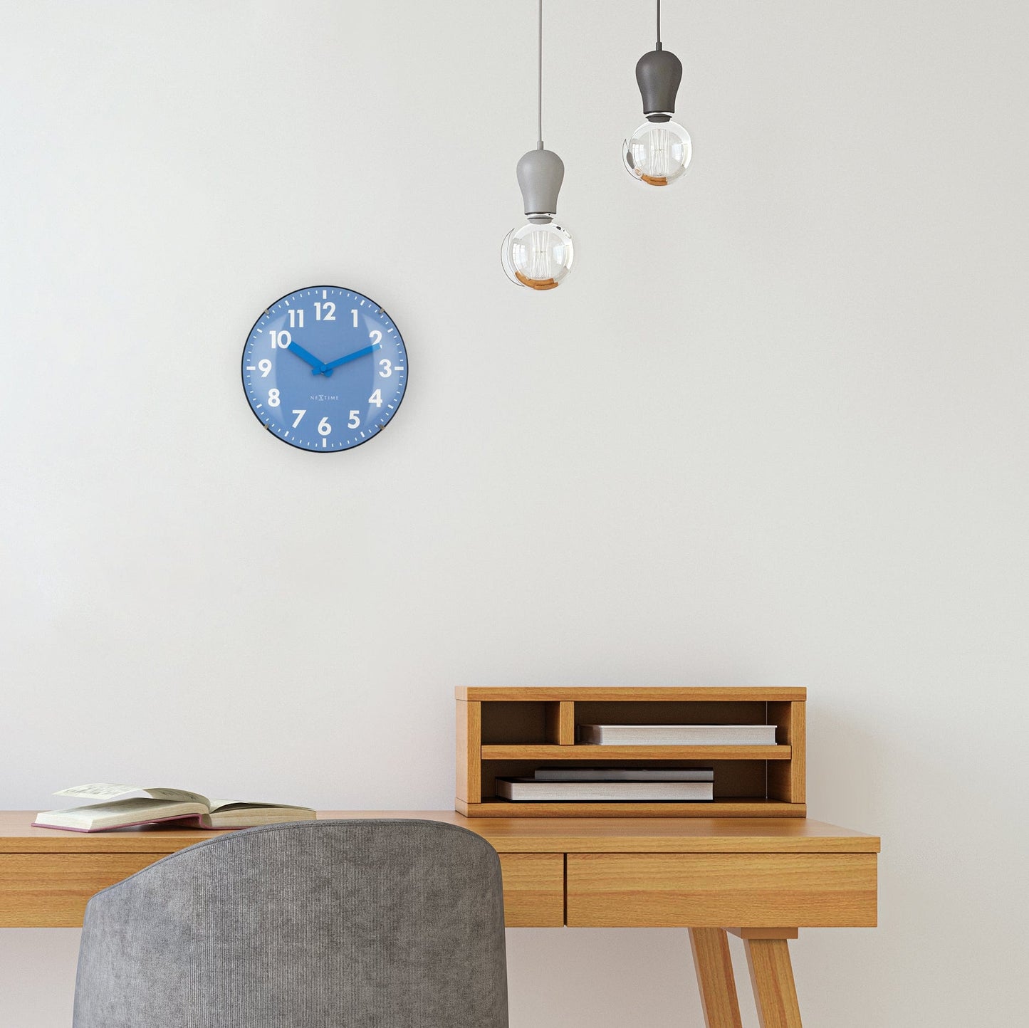 Tafel- en Wandklok 20 cm – Stille Design Klok