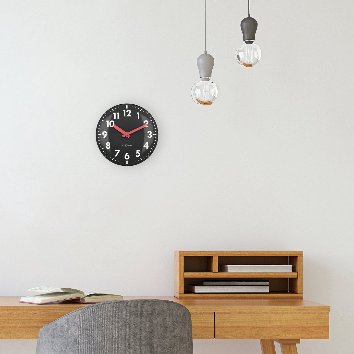 Tafel- en Wandklok 20 cm – Stille Design Klok