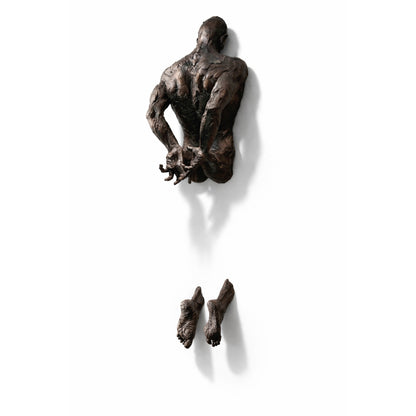 Decolind Wandsculptuur – 3D – Koperkleur – Abstract