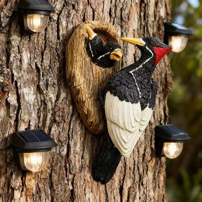 Specht Vogelbeeld Tuin Decoratie