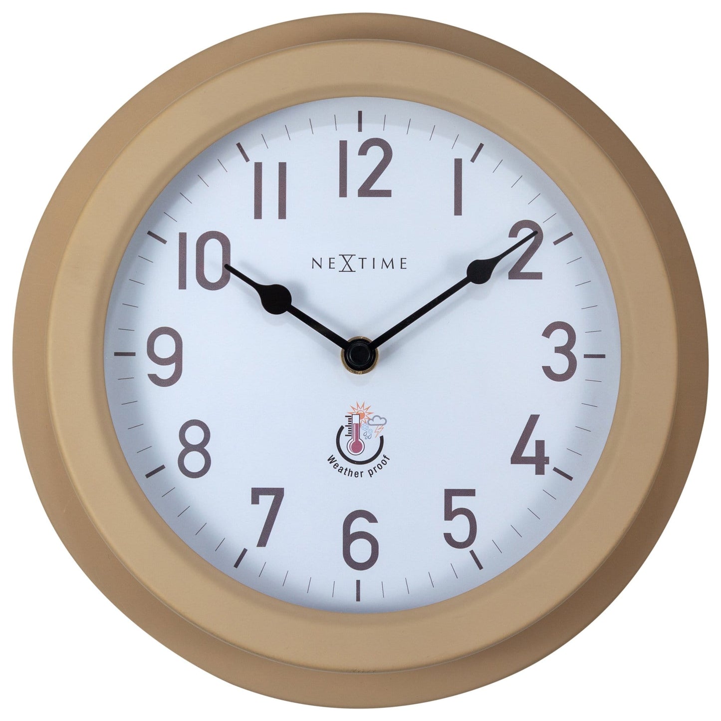 Buiten Wandklok 22 cm Weerbestendig