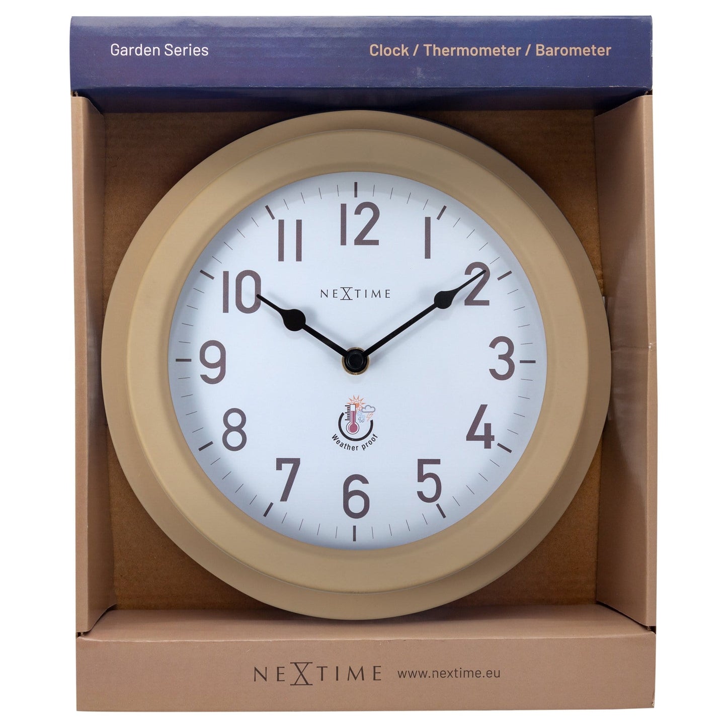 Buiten Wandklok 22 cm Weerbestendig