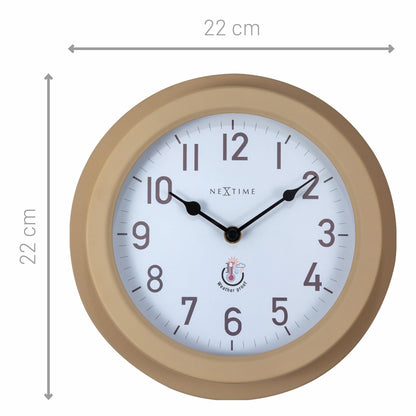 Buiten Wandklok 22 cm Weerbestendig