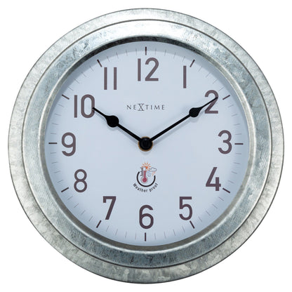 Buiten Wandklok 22 cm Weerbestendig