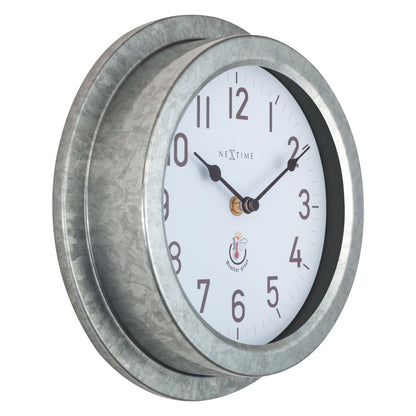 Buiten Wandklok 22 cm Weerbestendig