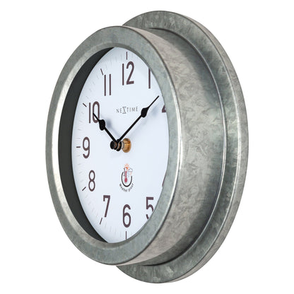 Buiten Wandklok 22 cm Weerbestendig