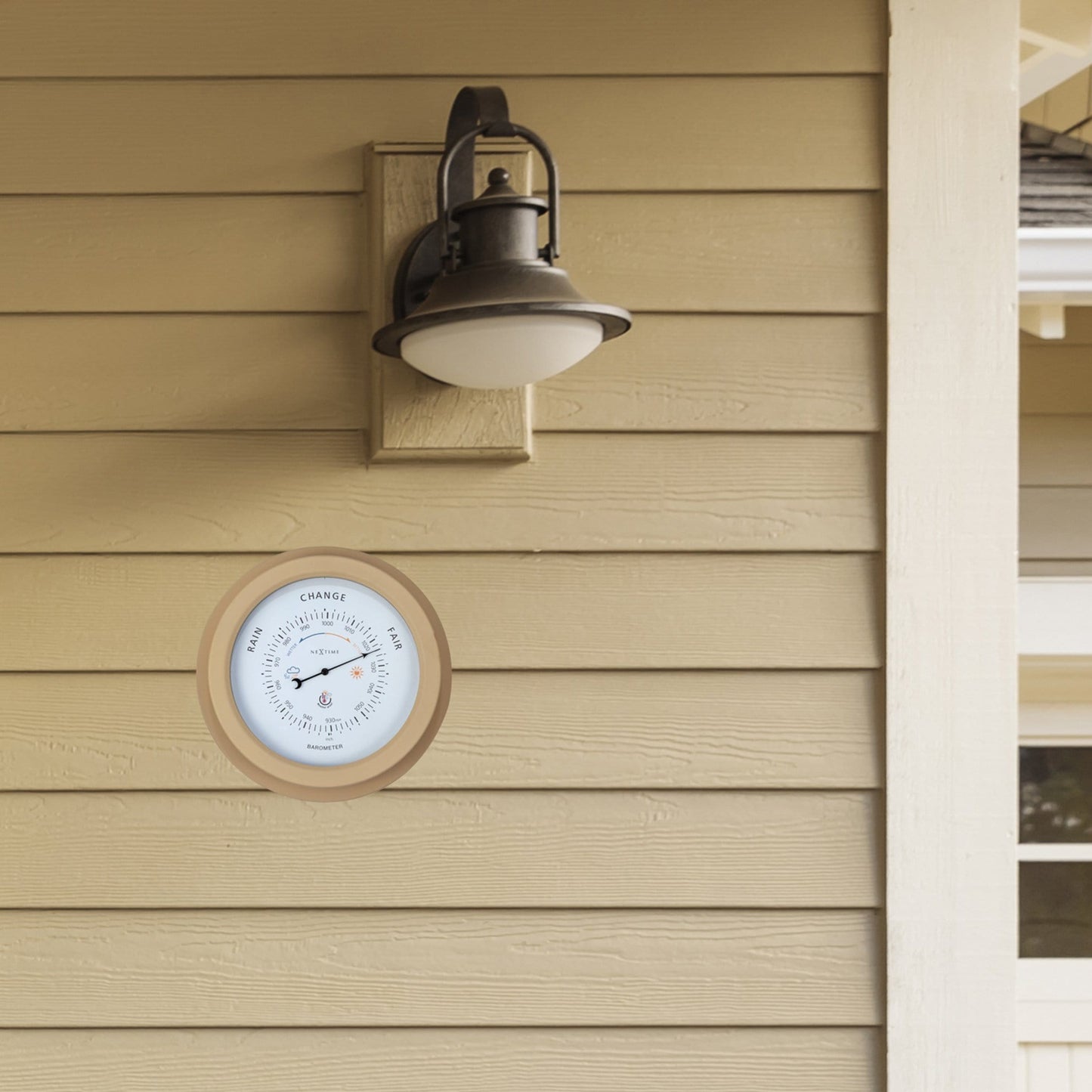 Barometer Buiten 22 cm – Weerbestendig Metaal