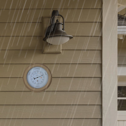 Barometer Buiten 22 cm – Weerbestendig Metaal