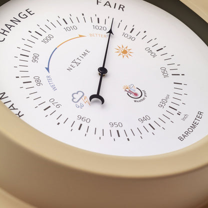 Barometer Buiten 22 cm – Weerbestendig Metaal
