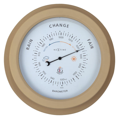 Barometer Buiten 22 cm – Weerbestendig Metaal