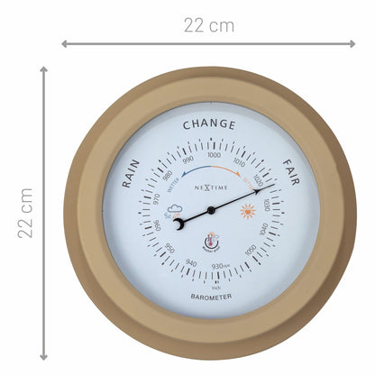 Barometer Buiten 22 cm – Weerbestendig Metaal