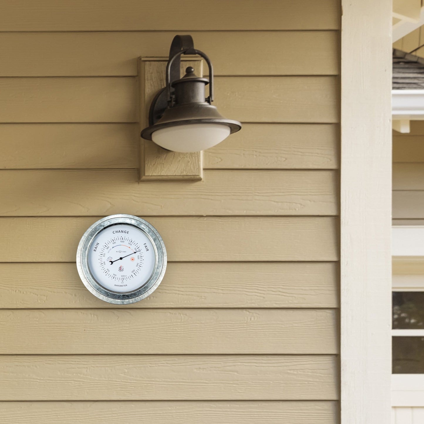 Barometer Buiten 22 cm – Weerbestendig Metaal