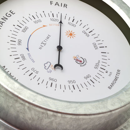 Barometer Buiten 22 cm – Weerbestendig Metaal