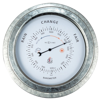 Barometer Buiten 22 cm – Weerbestendig Metaal